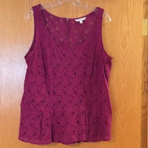 CAbi lace top size Large